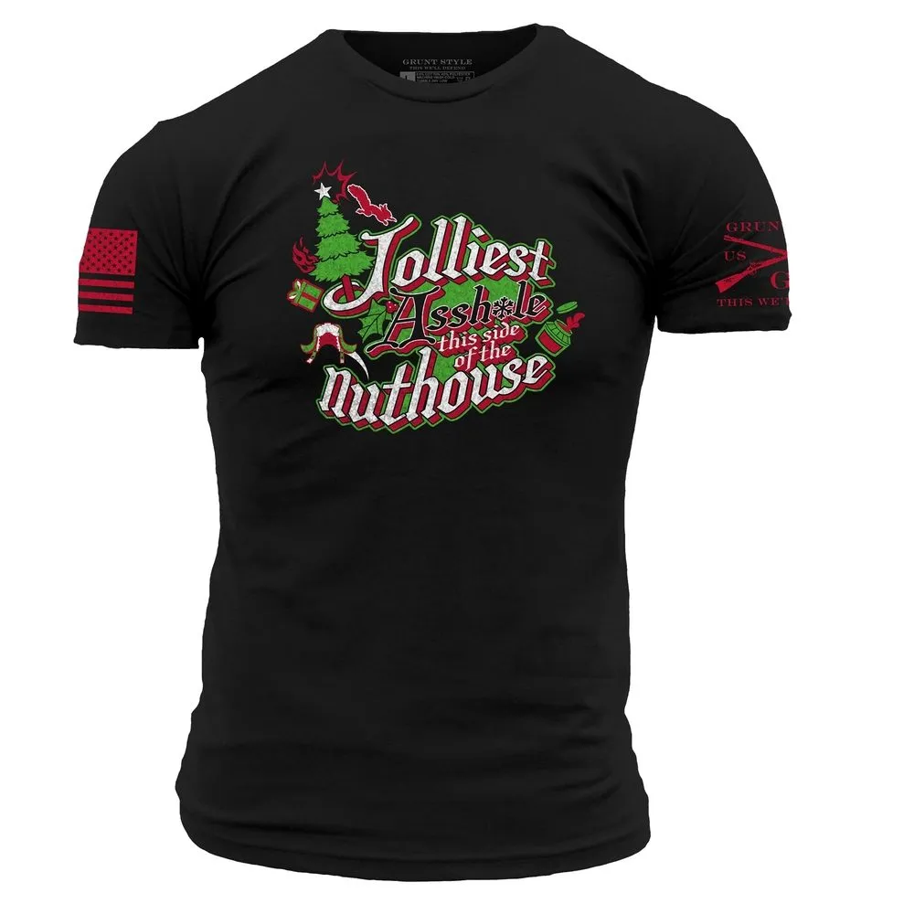 This Side of the Nuthouse T-Shirt - Black sold by Grunt Style