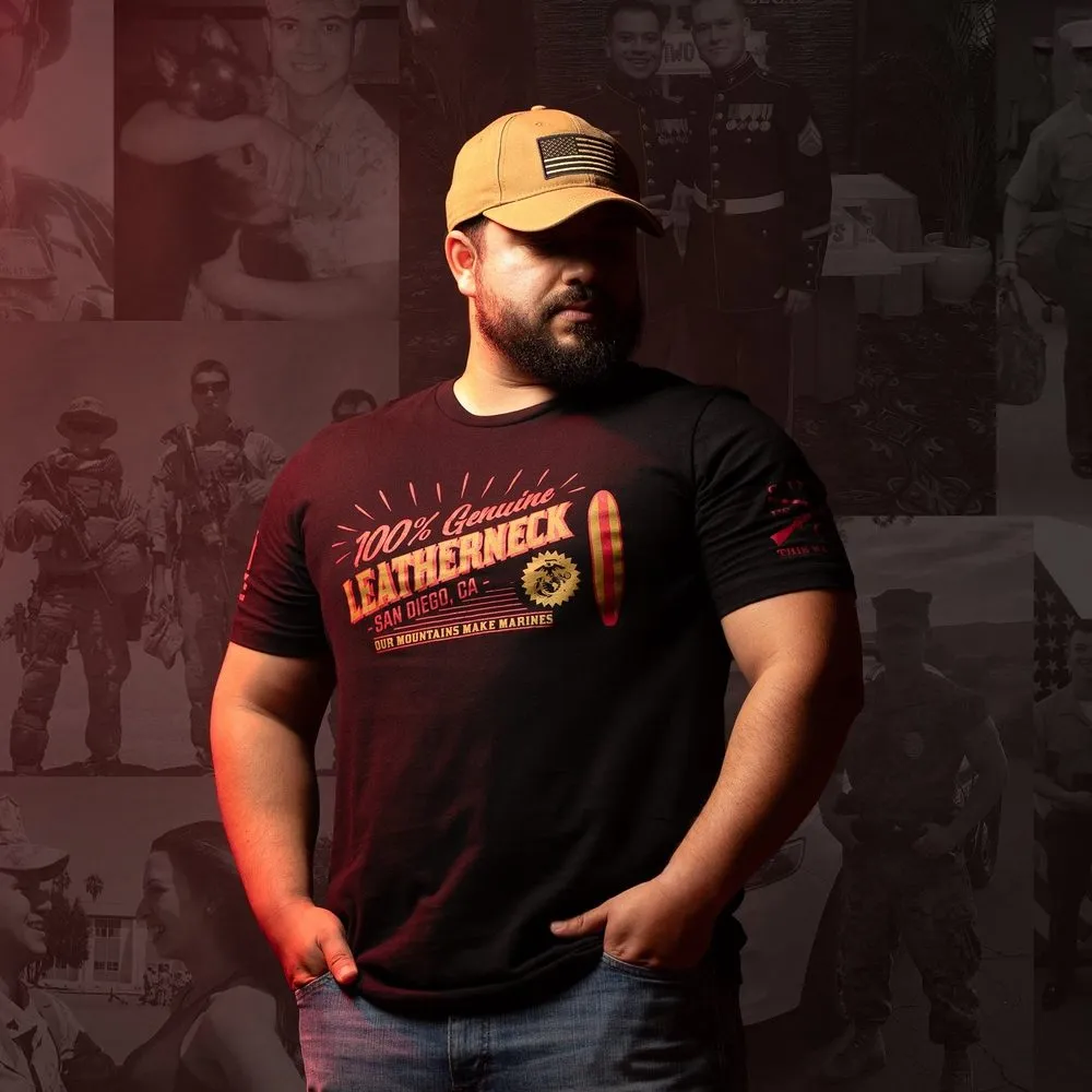 USMC - San Diego T-Shirt - Black sold by Grunt Style product image thumbnail 4