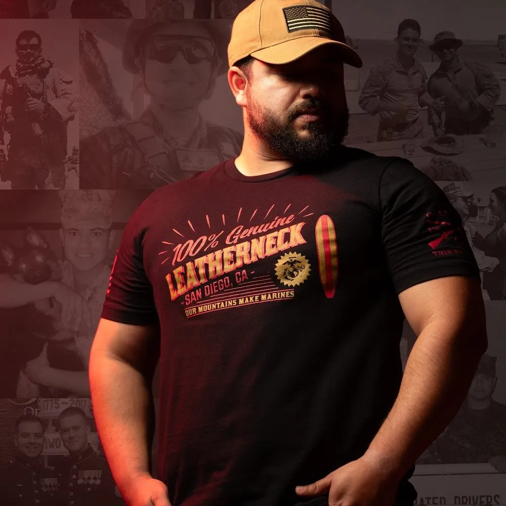 USMC - San Diego T-Shirt - Black sold by Grunt Style product image thumbnail 2