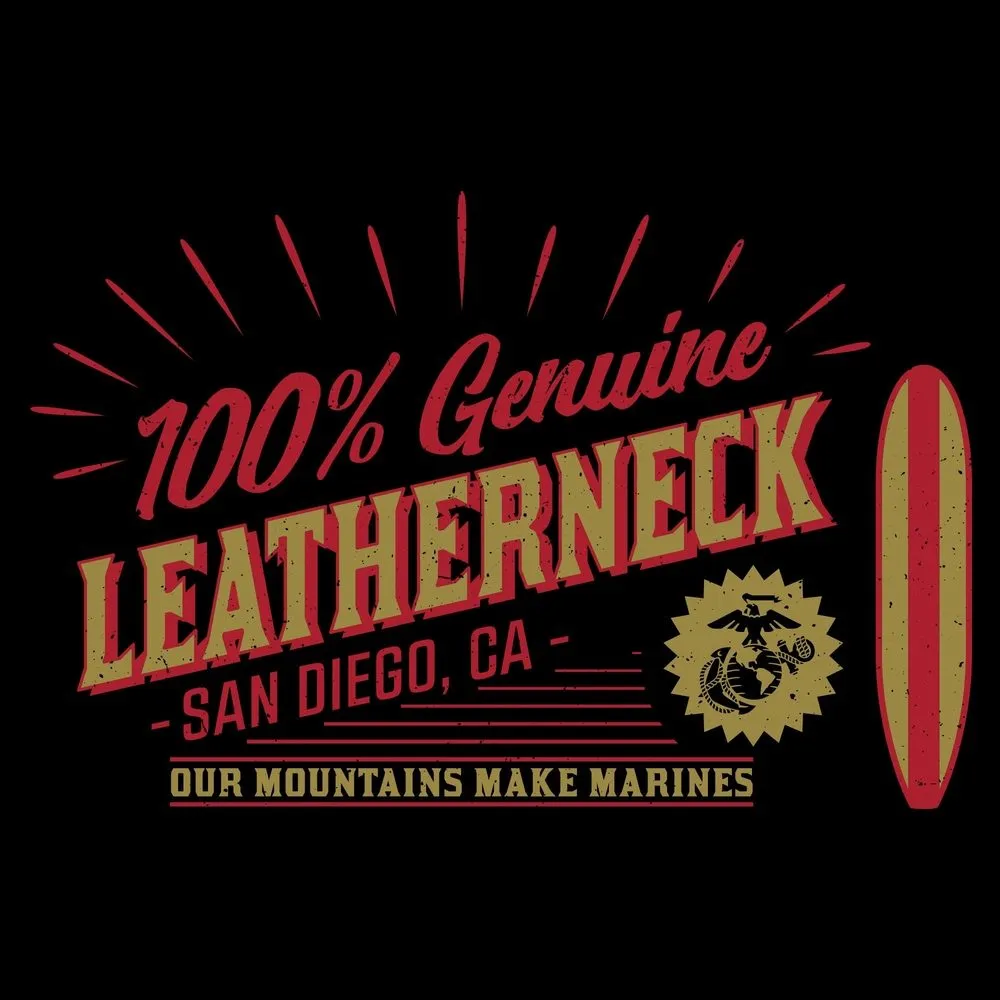 USMC - San Diego T-Shirt - Black sold by Grunt Style product image thumbnail 3