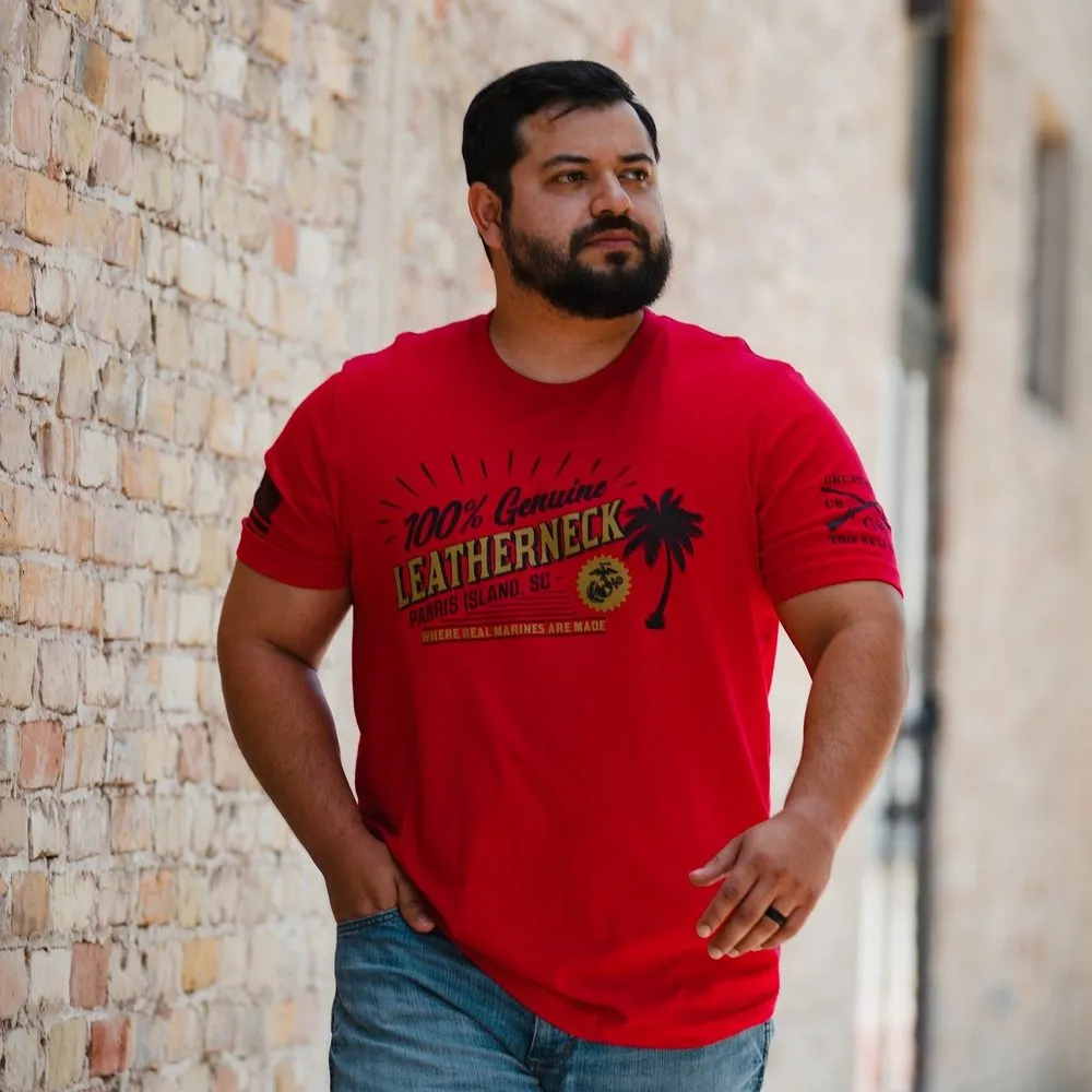 USMC - Parris Island T-Shirt - Red sold by Grunt Style product image thumbnail 2