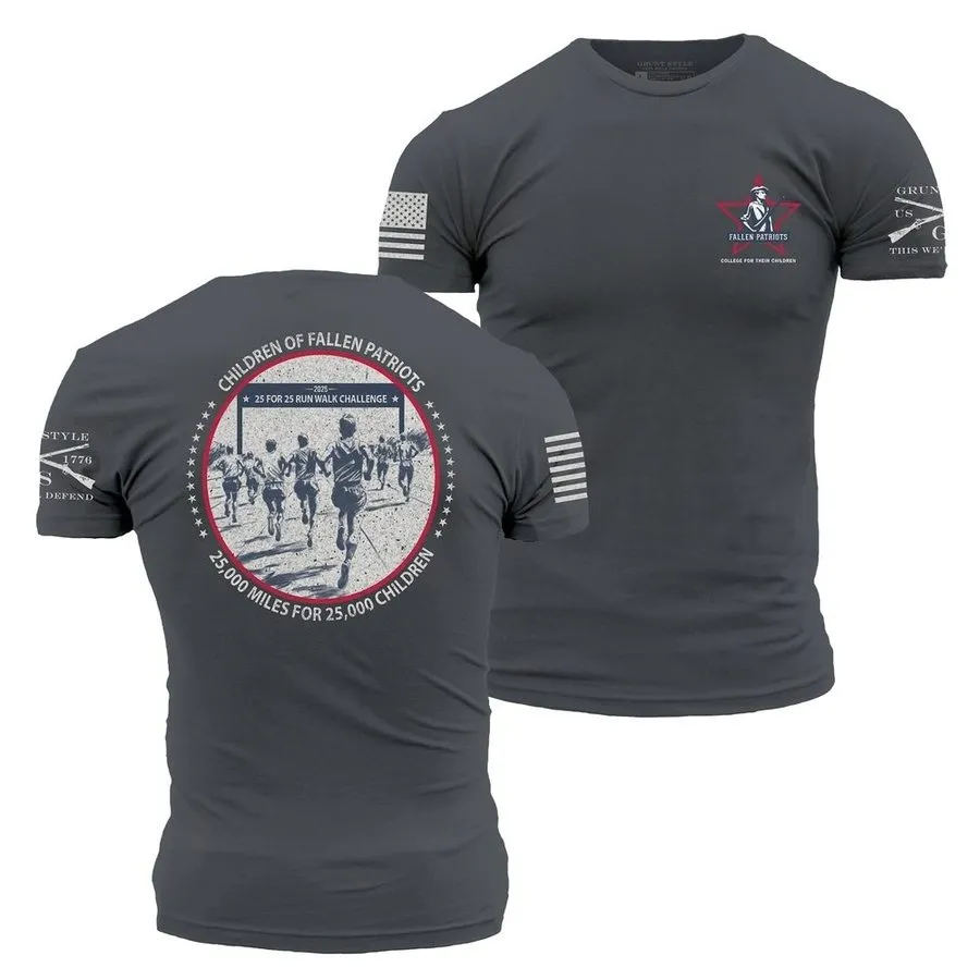 Fallen Patriots 2025 ‘25 FOR 25’ Run/Walk Challenge sold by Grunt Style