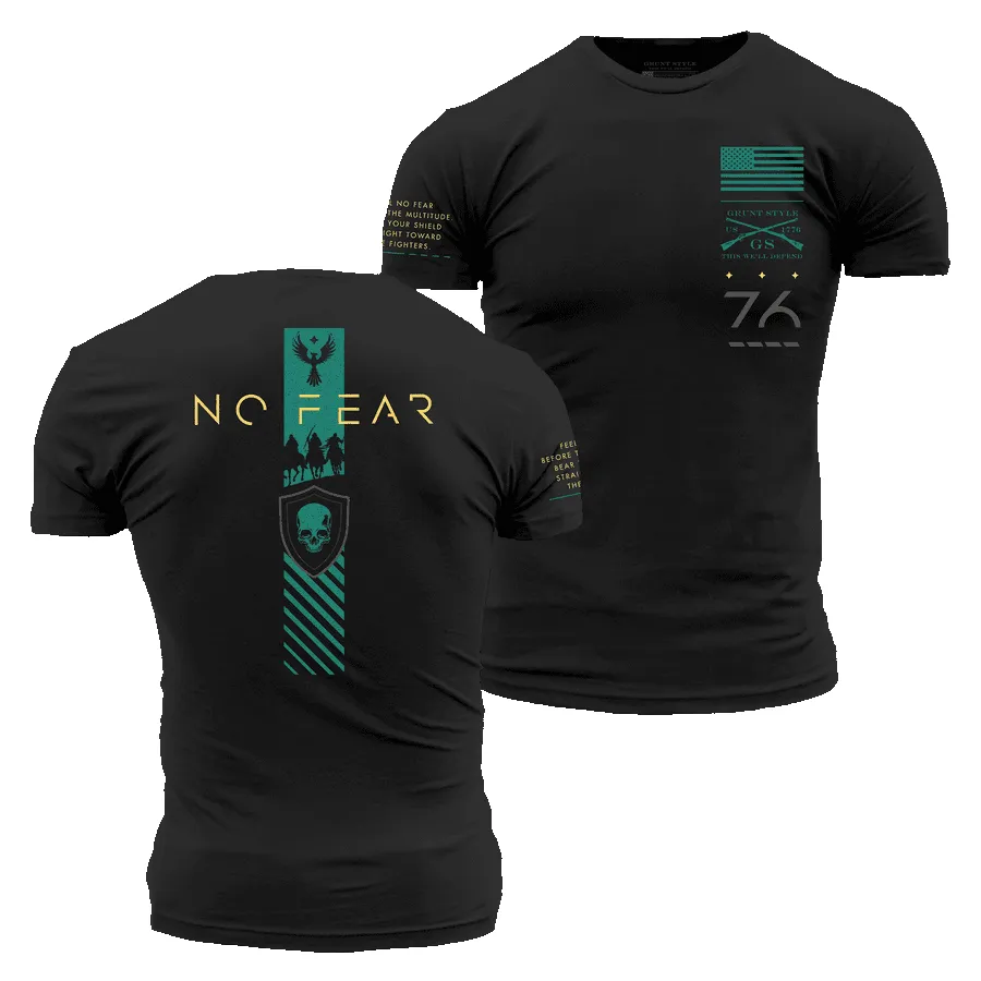 No Fear T-Shirt - Black sold by Grunt Style