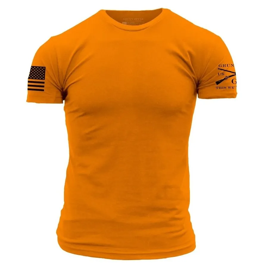 Basic T-Shirt - Safety Orange sold by Grunt Style