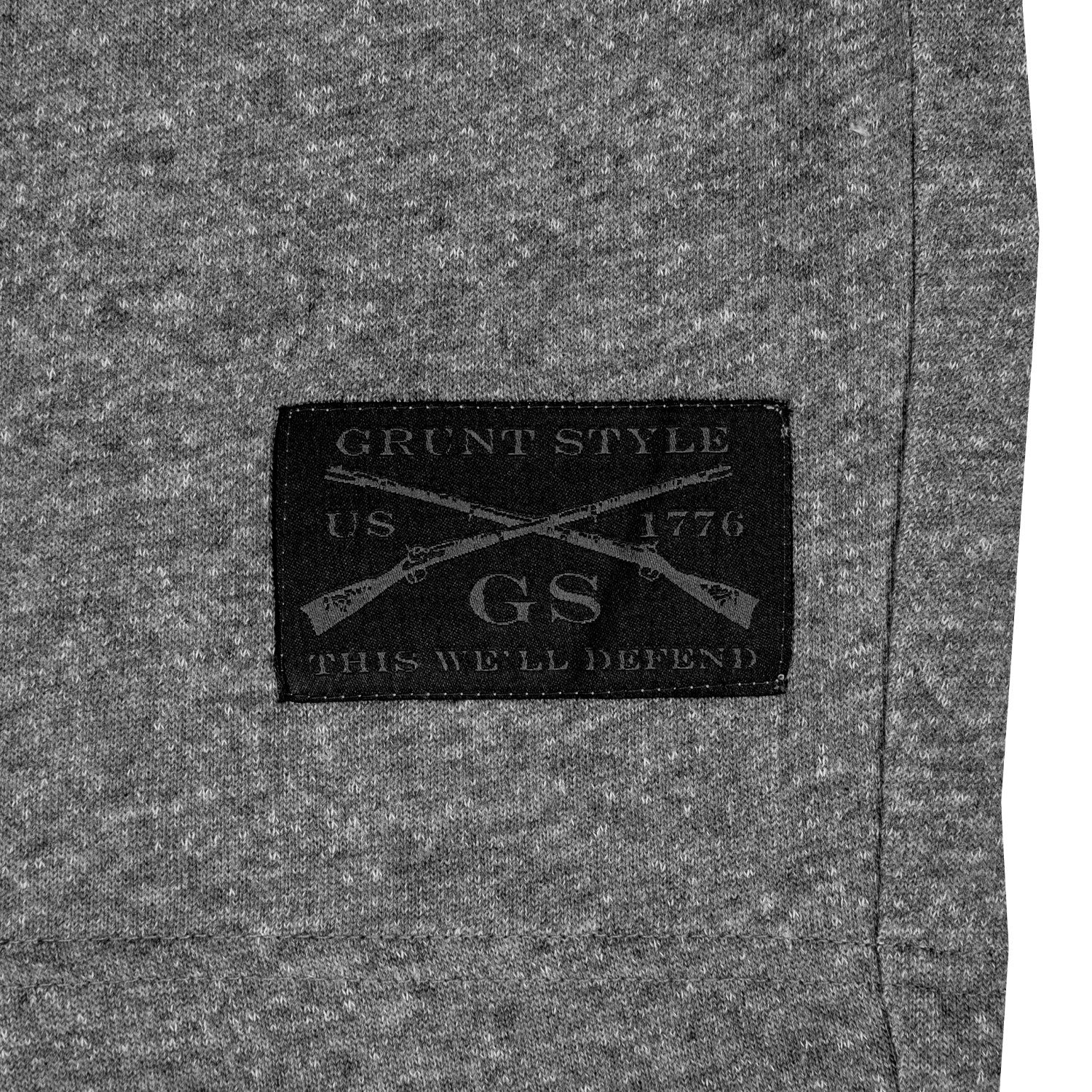 Men's Sweat Shorts - Heather Grey sold by Grunt Style product image thumbnail 4