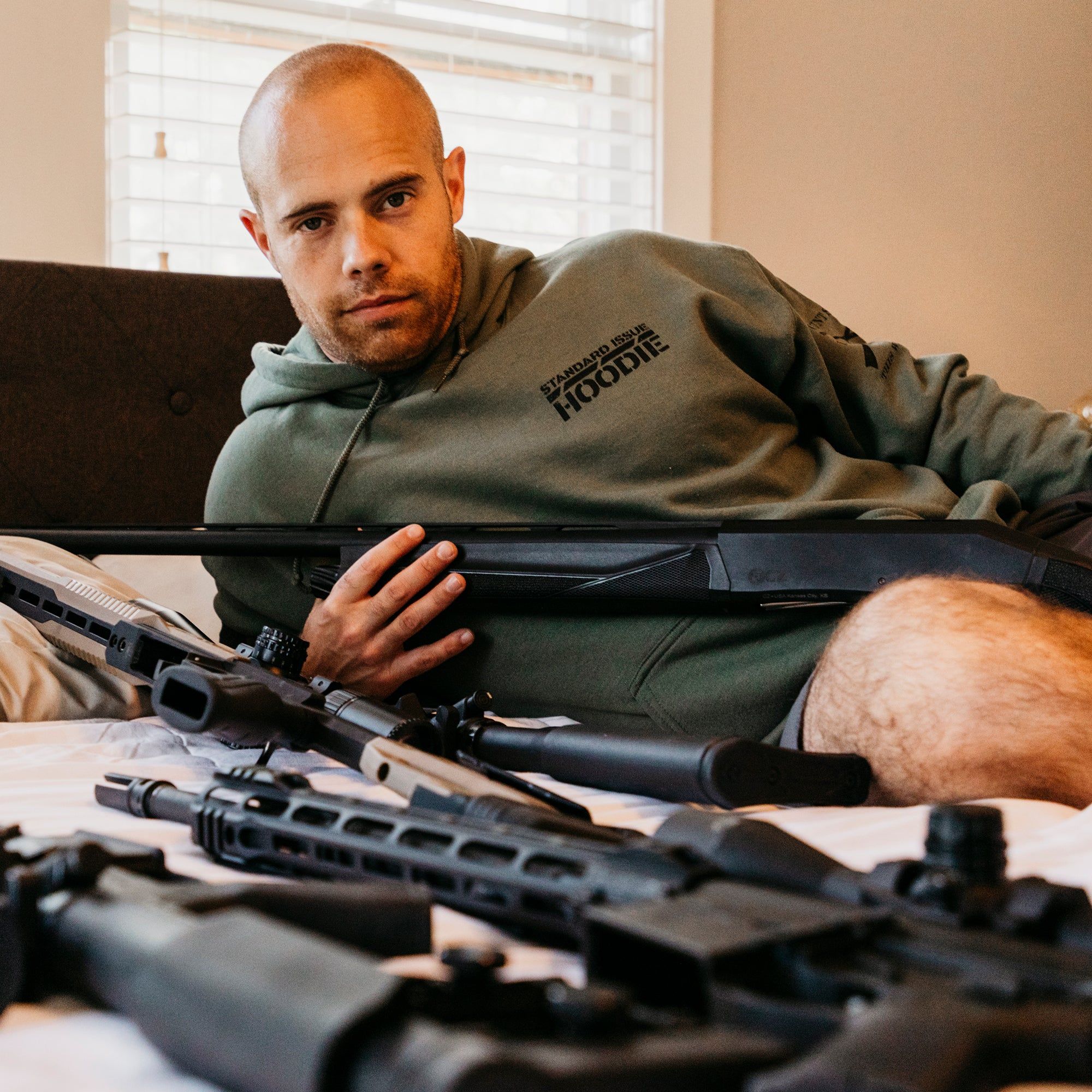 This Is My Hoodie Sweatshirt - Military Green sold by Grunt Style product image thumbnail 6