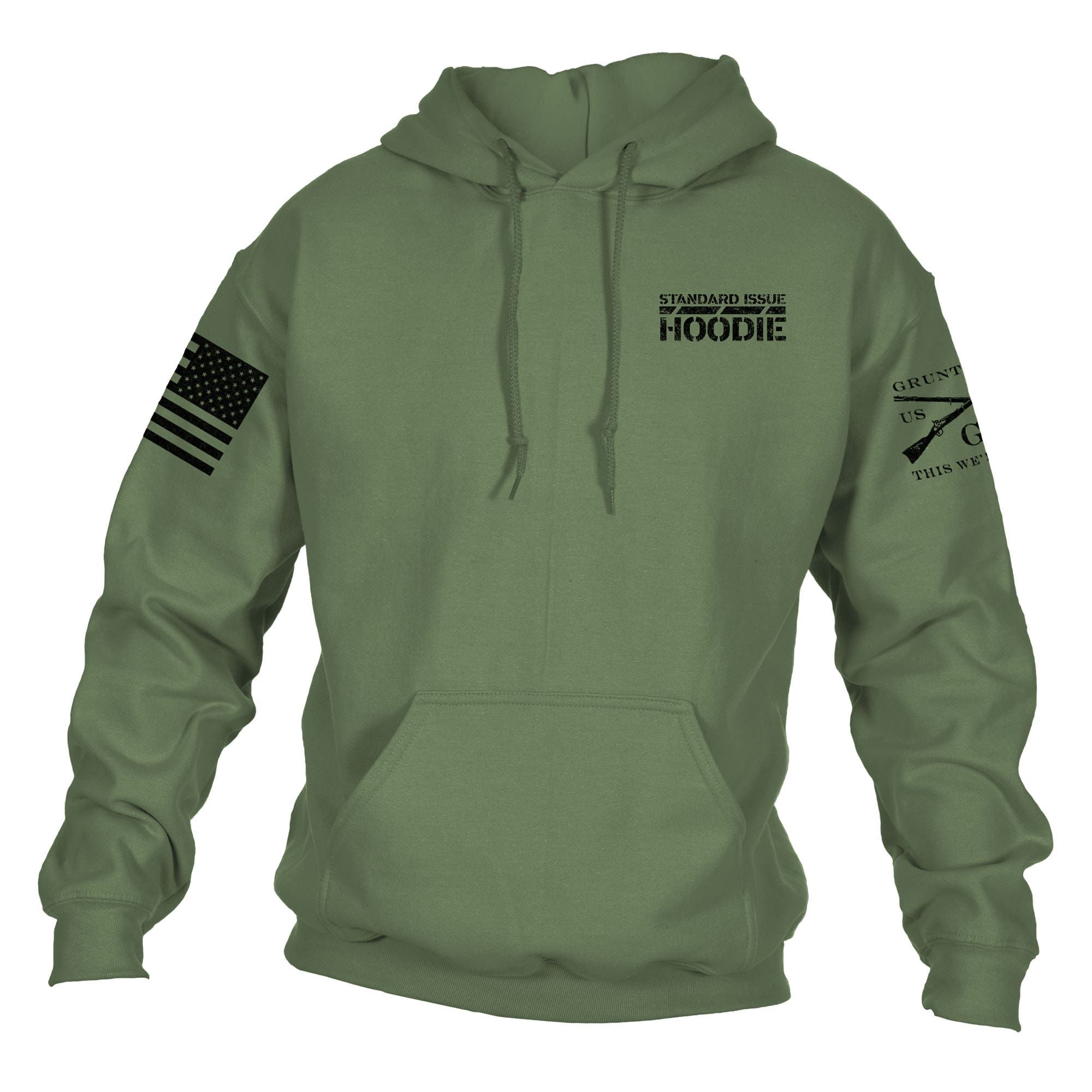 This Is My Hoodie Sweatshirt - Military Green sold by Grunt Style product image thumbnail 7