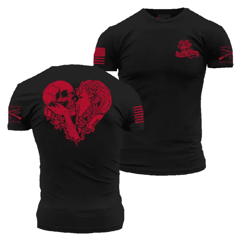 Until Death Do Us Part T-Shirt - Black sold by Grunt Style