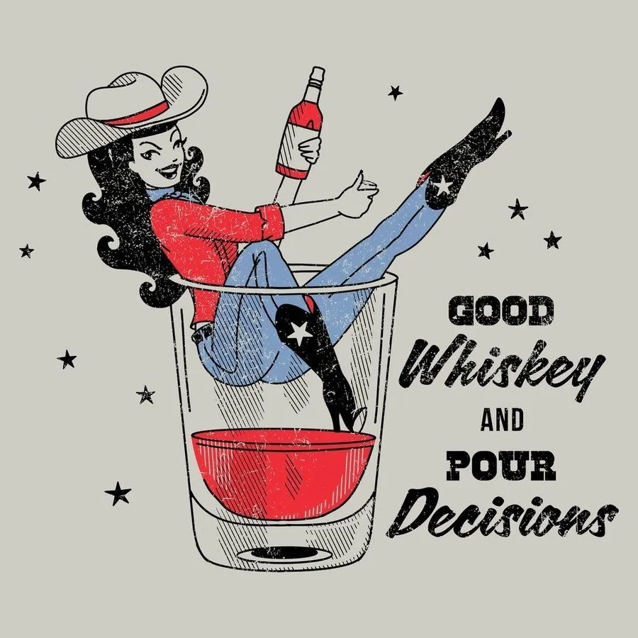 Women's Whiskey Cowgirl Boyfriend Fit T-Shirt - Sand sold by Grunt Style product image thumbnail 4