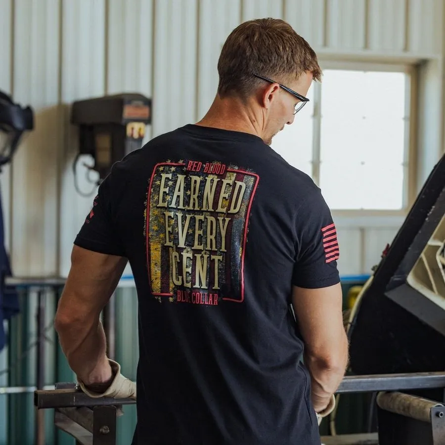 Every Cent T-Shirt - Black sold by Grunt Style product image thumbnail 5