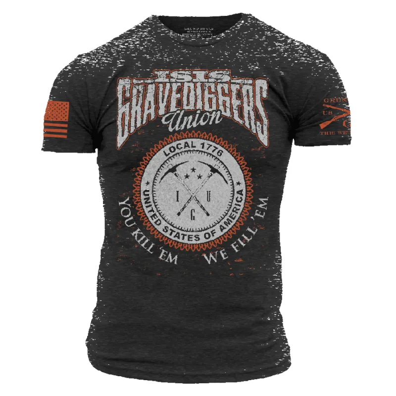 ISIS Gravediggers T-Shirt - Charcoal sold by Grunt Style