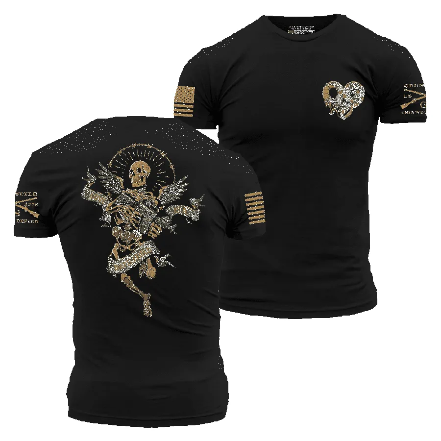Love Is A Battlefield T-Shirt - Black sold by Grunt Style