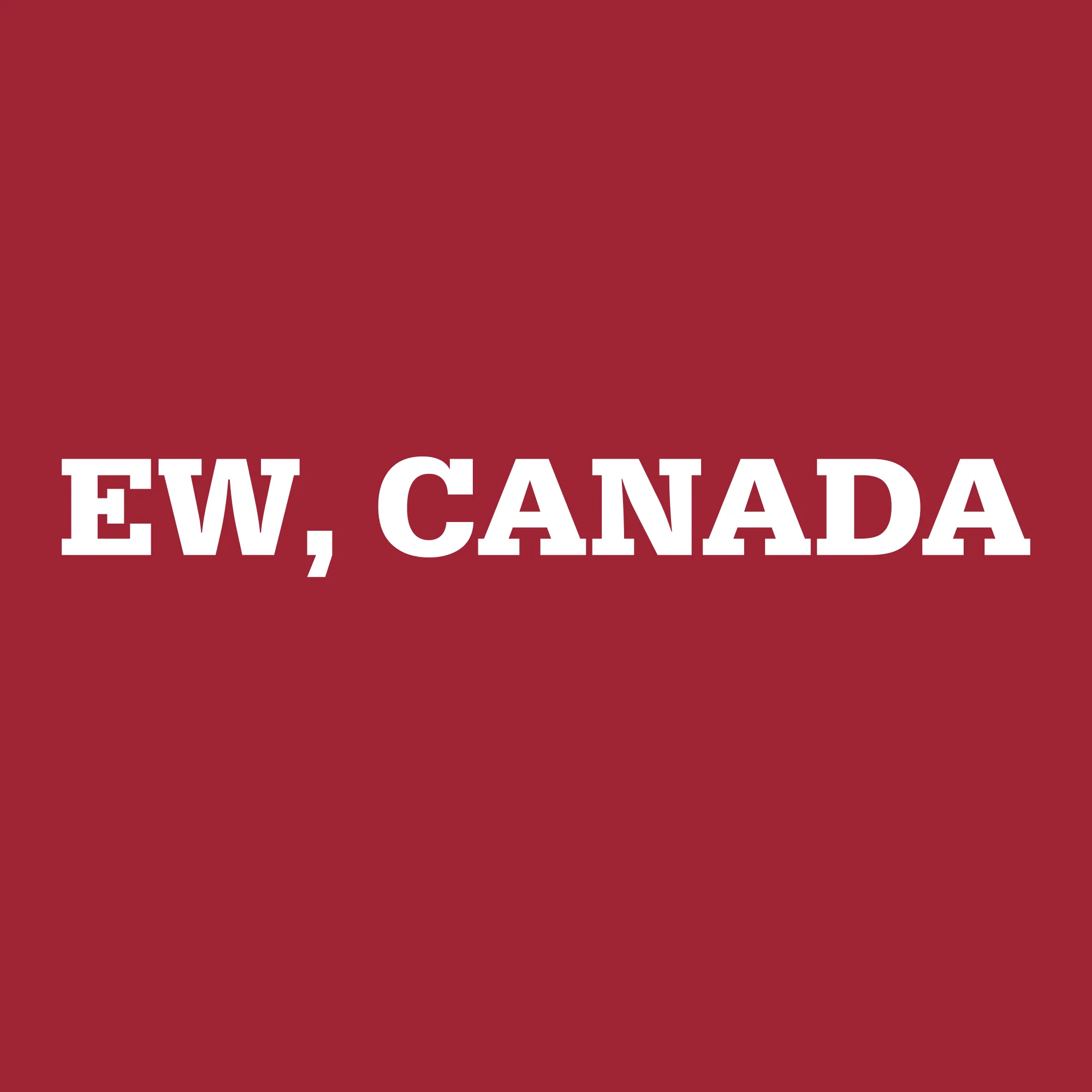 Ew, Canada T-Shirt - Red sold by Grunt Style product image thumbnail 2