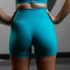 Women's Biker Short - Aqua sold by Grunt Style
