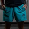 Men's Training Shorts - Aqua sold by Grunt Style