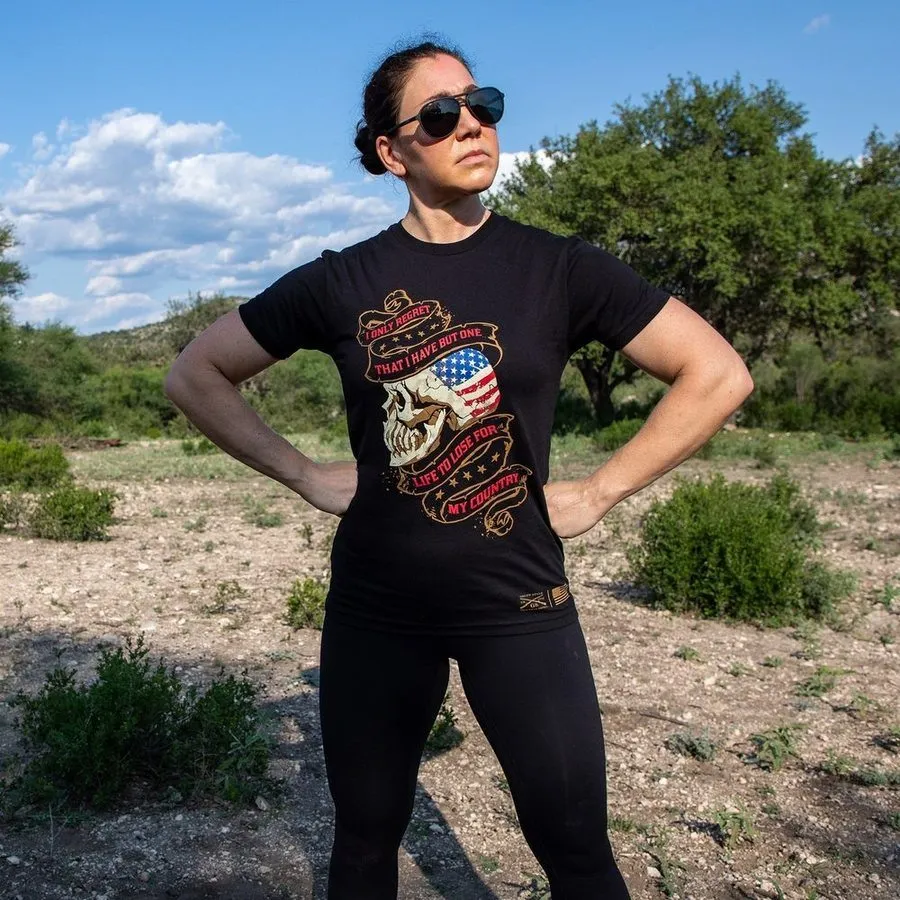 Women's One Life Boyfriend Fit T-Shirt - Black sold by Grunt Style