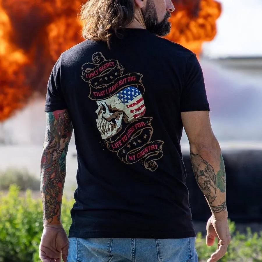 One Life T-Shirt - Black sold by Grunt Style product image thumbnail 5