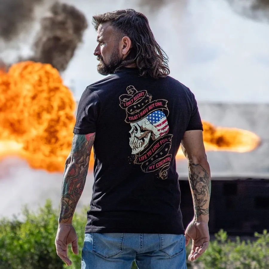 One Life T-Shirt - Black sold by Grunt Style product image thumbnail 3