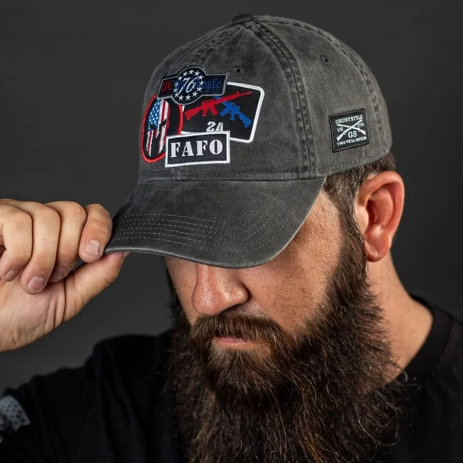 American Patriot Patch Dad Hat sold by Grunt Style product image thumbnail 3