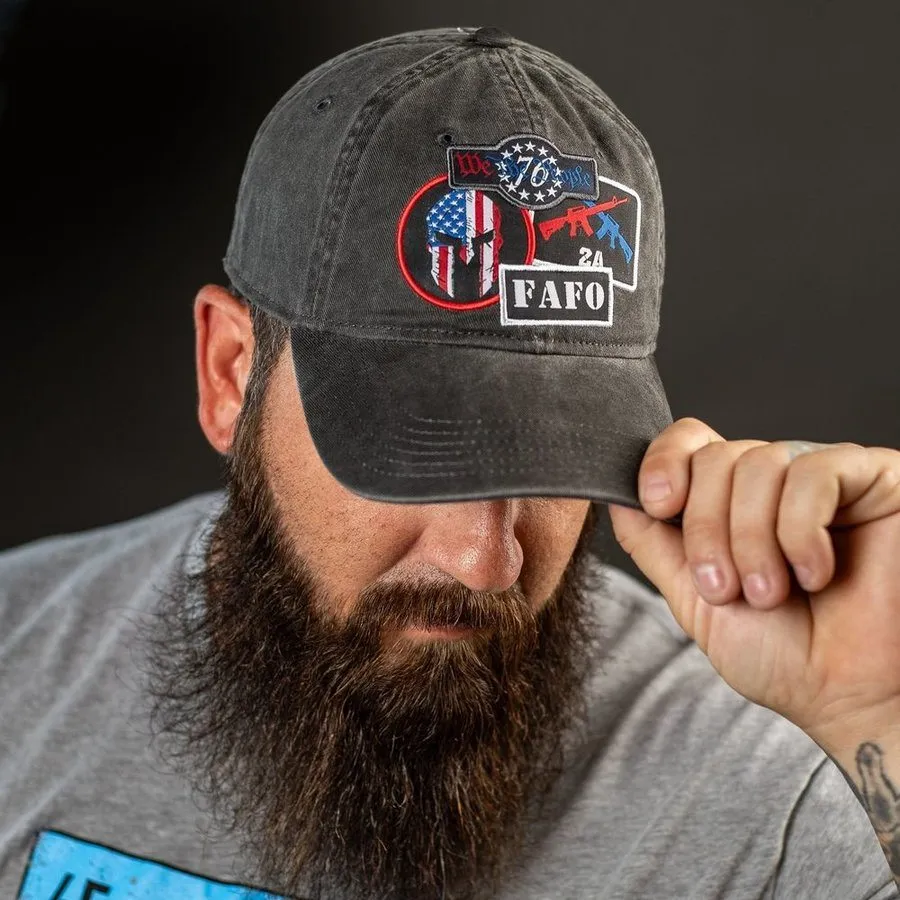 American Patriot Patch Dad Hat sold by Grunt Style product image thumbnail 4
