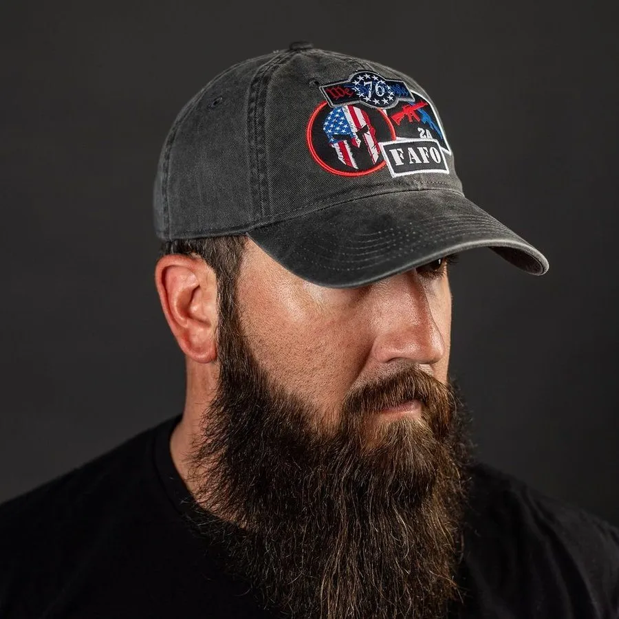 American Patriot Patch Dad Hat sold by Grunt Style product image thumbnail 5