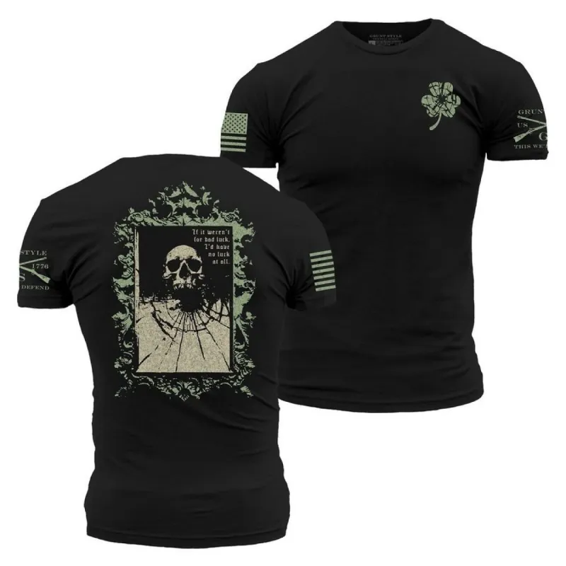 Bad Luck T-Shirt - Black sold by Grunt Style