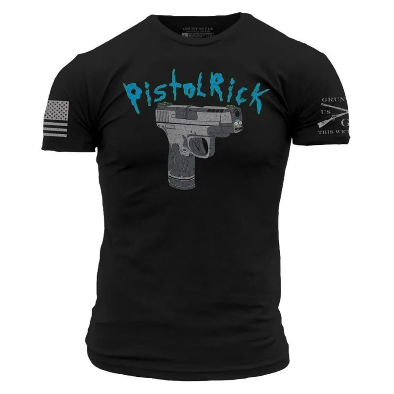 Pistol Rick T-Shirt - Black made by Grunt Style