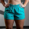 Women's Agility Shorts - Aqua sold by Grunt Style