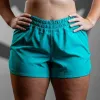 Women's Agility Shorts - Aqua sold by Grunt Style