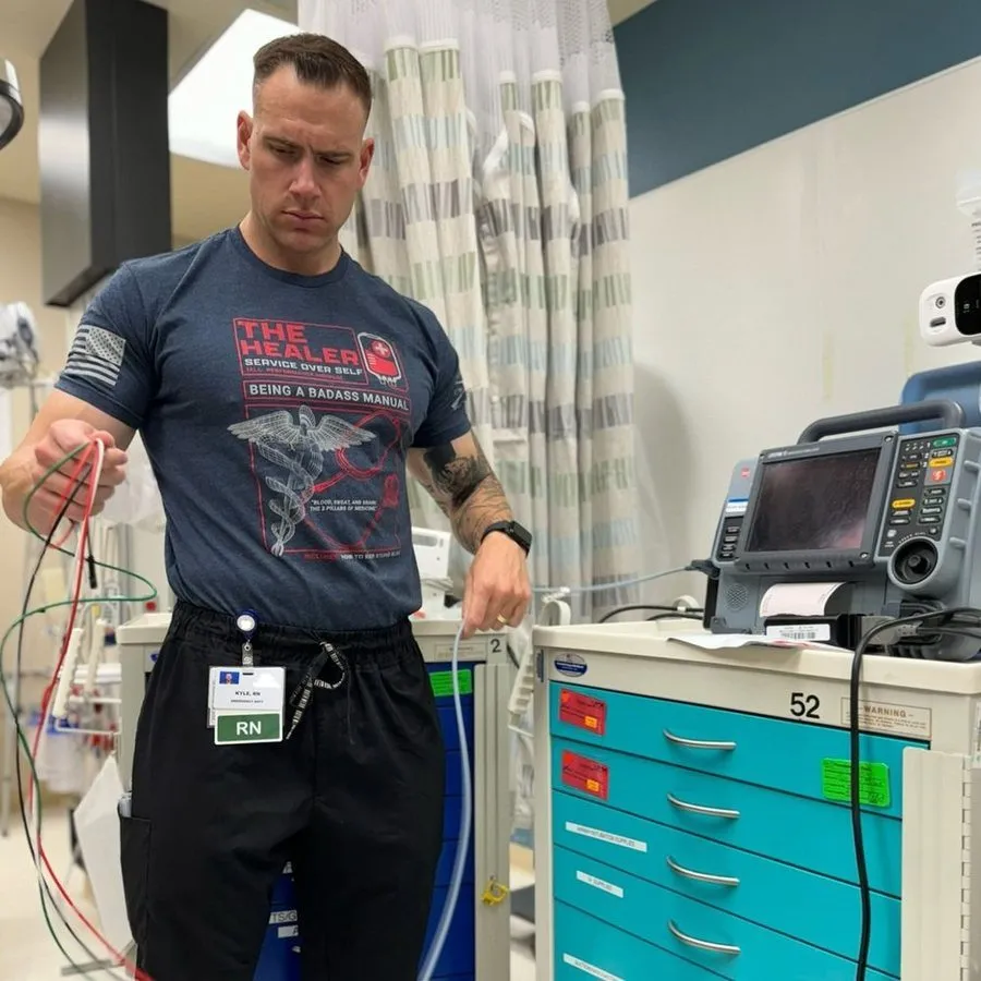 The Healer T-Shirt - Midnight Navy sold by Grunt Style product image thumbnail 3