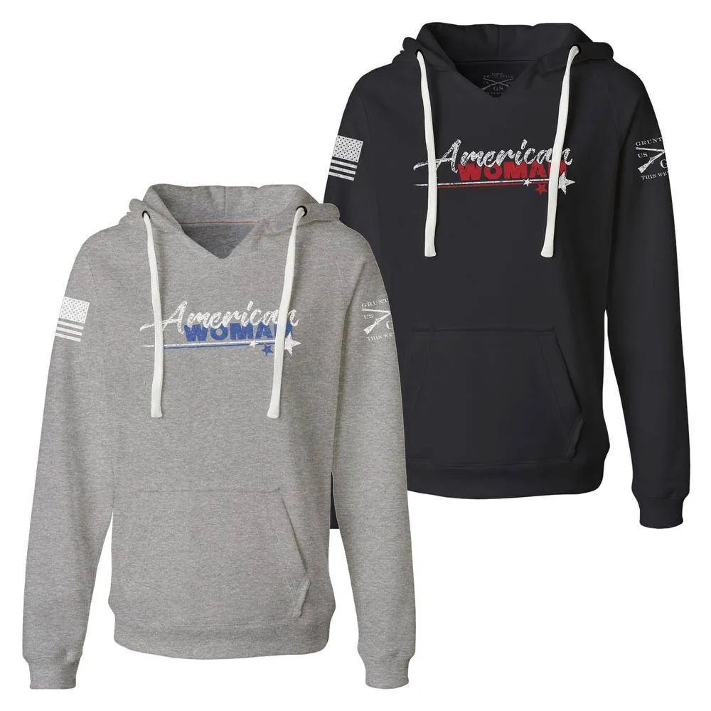 American Woman 2.0 Hoodie sold by Grunt Style product image thumbnail 3