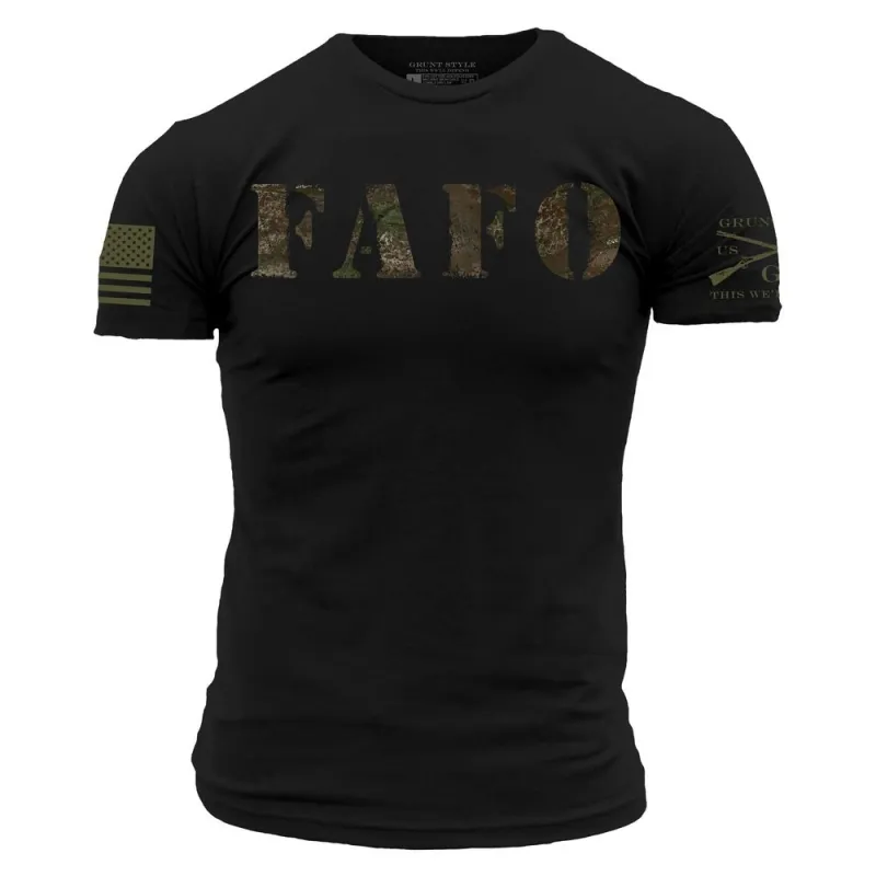 FAFO T-Shirt - Realtree Riverbend® sold by Grunt Style
