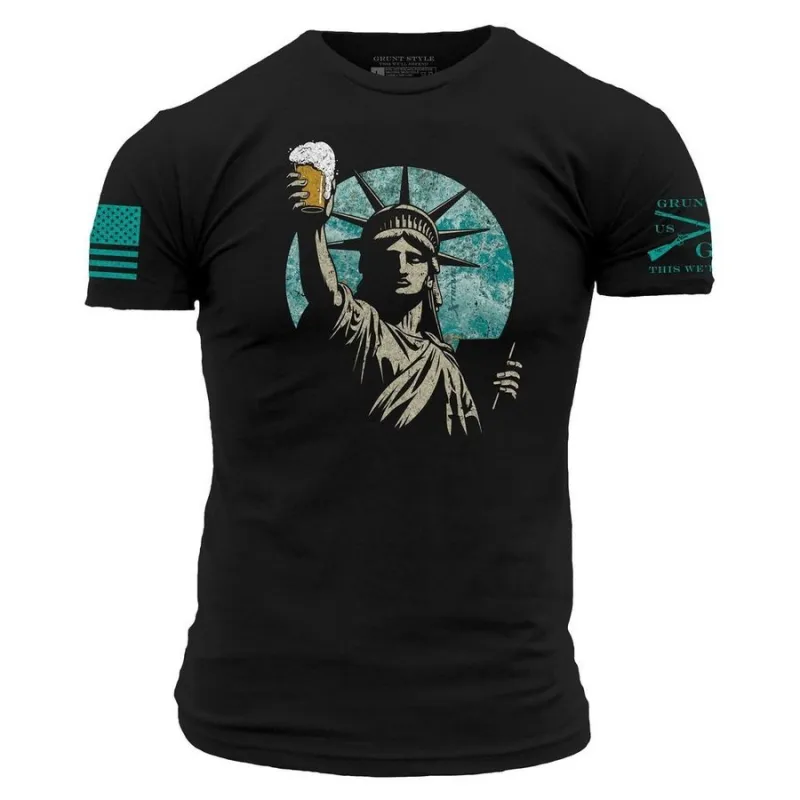 Toast To Freedom T-Shirt - Realtree Extreme® sold by Grunt Style
