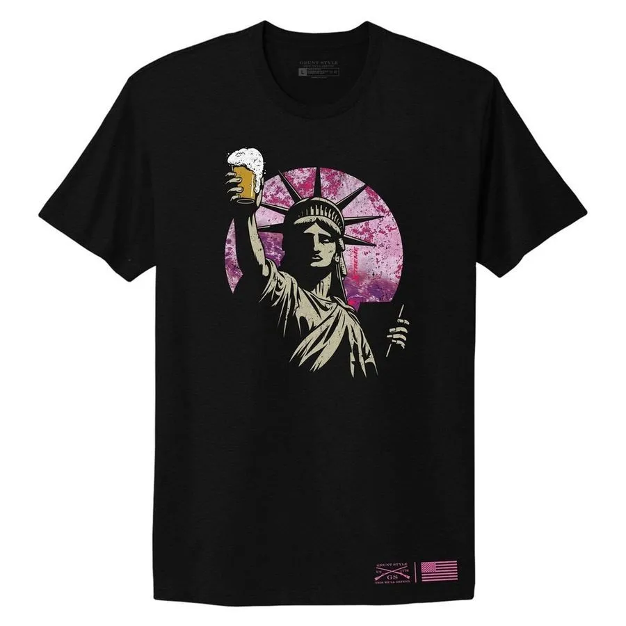 Women's Toast To Freedom Boyfriend Fit T-Shirt - Realtree Extreme® sold by Grunt Style product image thumbnail 2