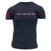 Live Free Or Die '76 T-Shirt - Midnight Navy sold by Grunt Style