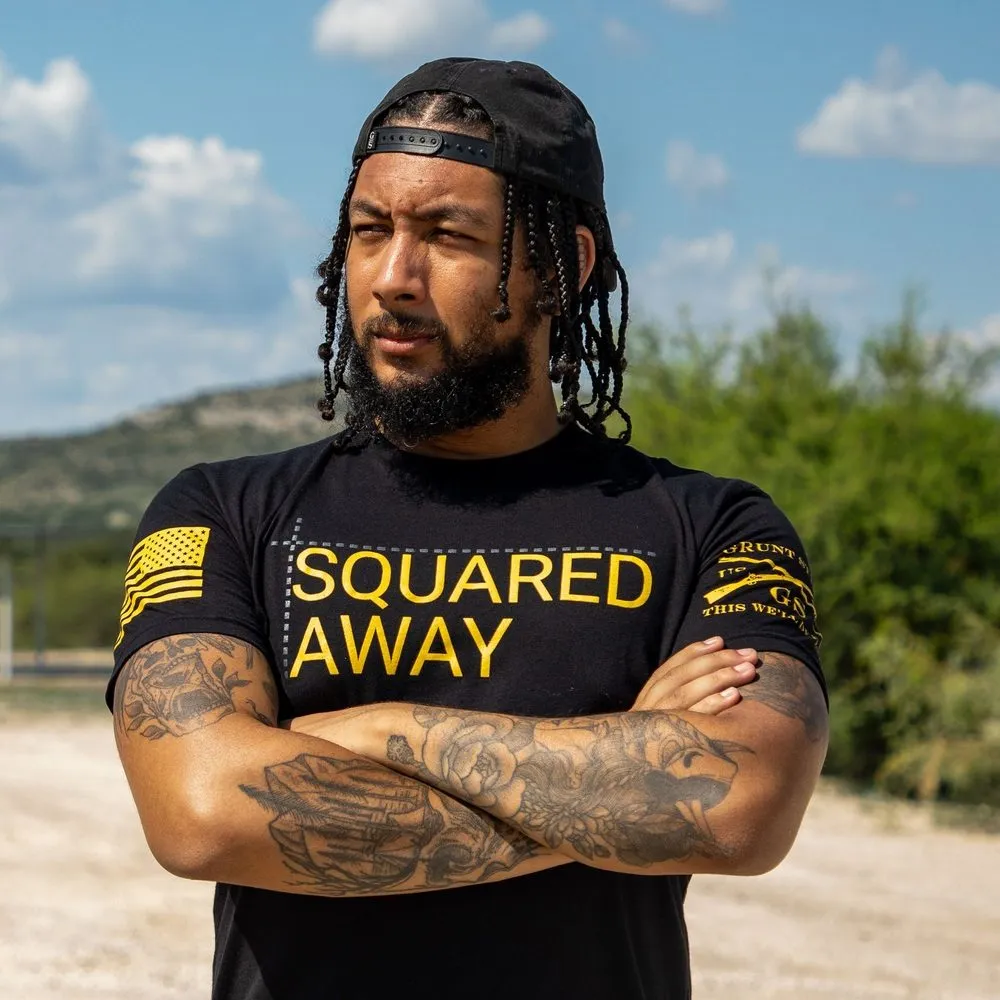 Army - Squared Away T-Shirt - Black sold by Grunt Style product image thumbnail 3