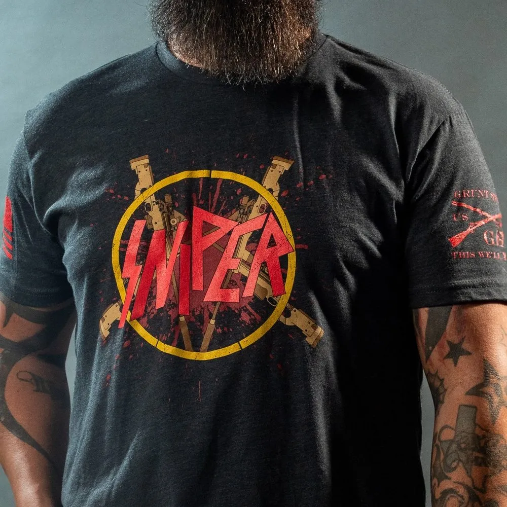 Sniper Tour T-Shirt - Charcoal sold by Grunt Style product image thumbnail 5