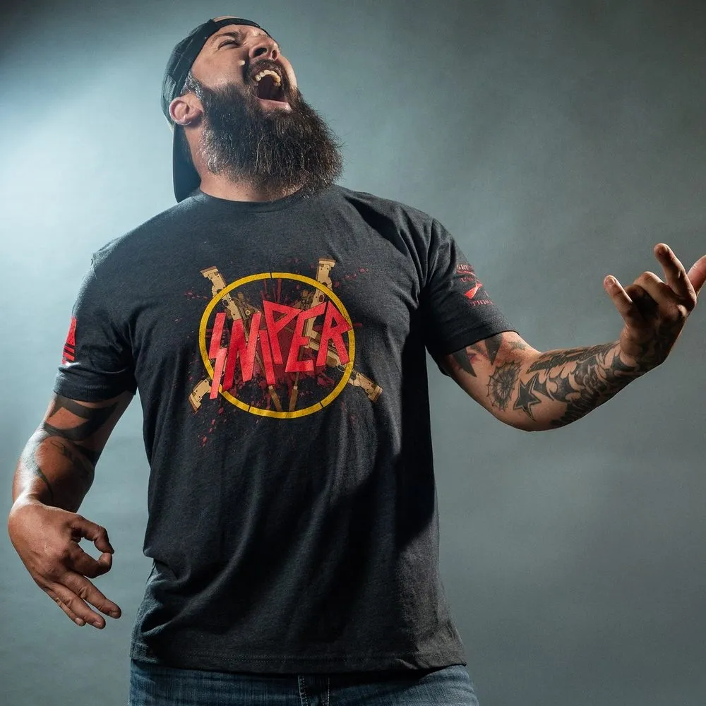 Sniper Tour T-Shirt - Charcoal sold by Grunt Style product image thumbnail 3