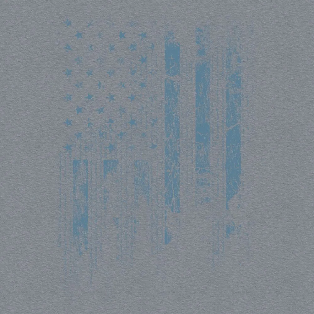 1776 Flag T-Shirt - Dark Heather Gray sold by Grunt Style product image thumbnail 2