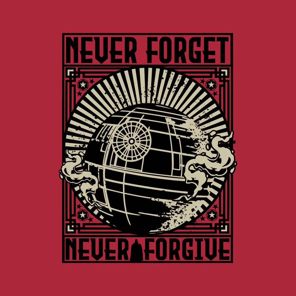 Never Forget Never Forgive T-Shirt - Red sold by Grunt Style product image thumbnail 2