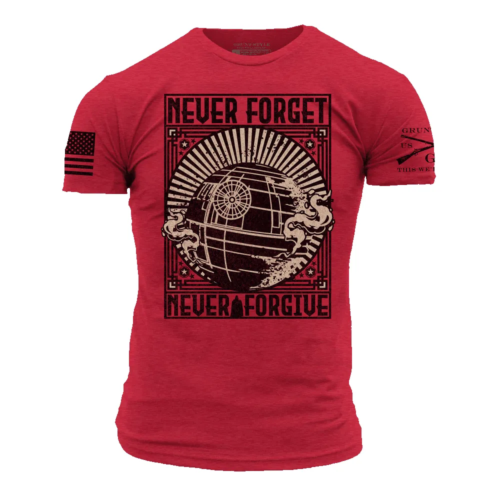 Never Forget Never Forgive T-Shirt - Red sold by Grunt Style