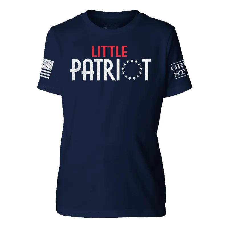 Youth Little Patriot T-Shirt - Midnight Navy sold by Grunt Style