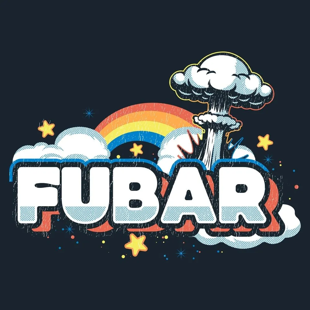 Women's FUBAR Boyfriend Fit T-Shirt - Midnight Navy sold by Grunt Style product image thumbnail 2