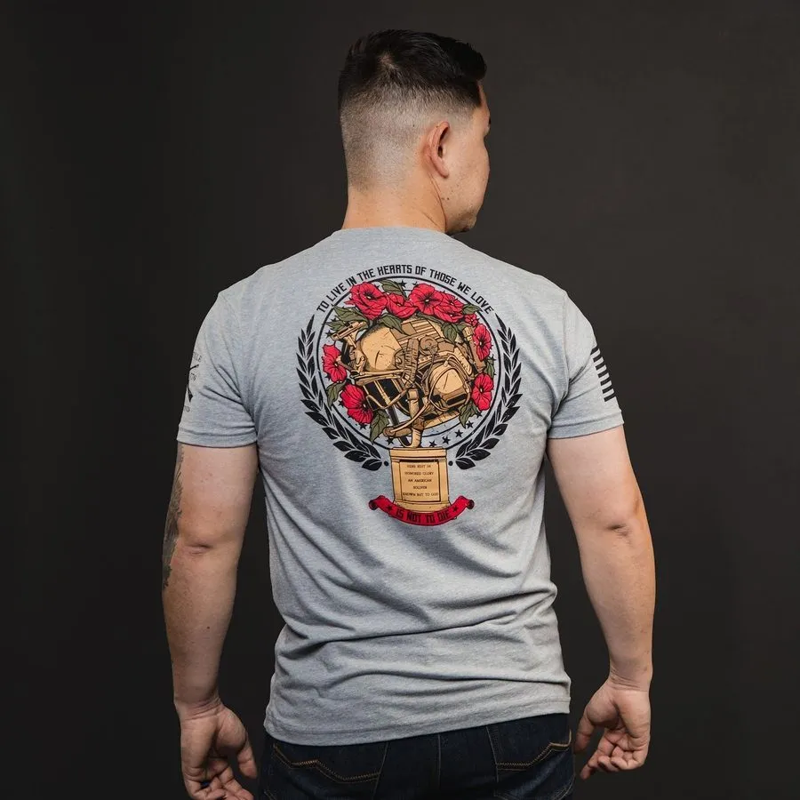 Those We Love T-Shirt - Dark Heather Gray sold by Grunt Style product image thumbnail 5