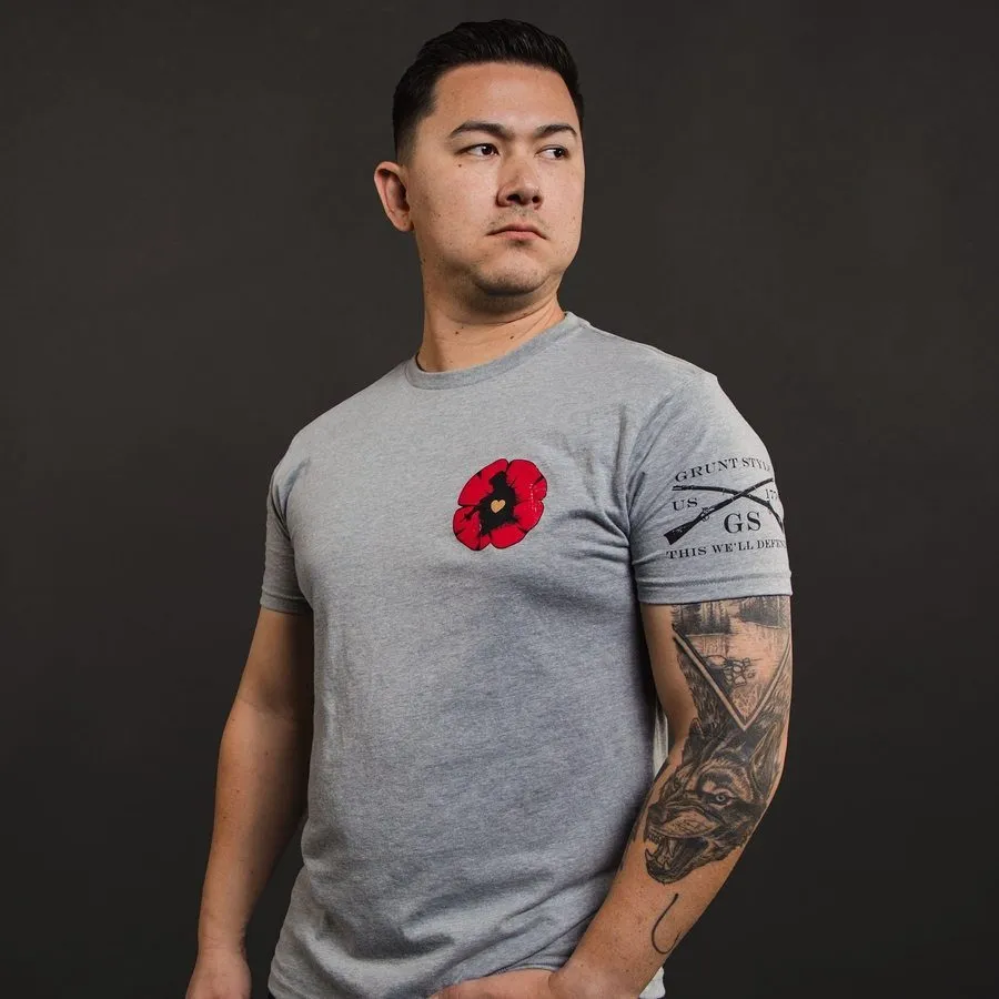 Those We Love T-Shirt - Dark Heather Gray sold by Grunt Style product image thumbnail 3