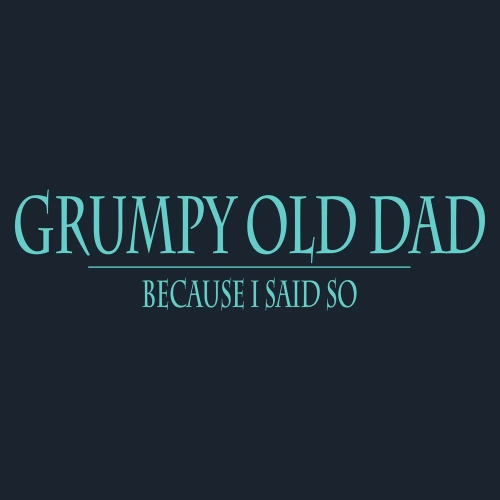 Grumpy Old Dad T-Shirt - Midnight Navy sold by Grunt Style product image thumbnail 2