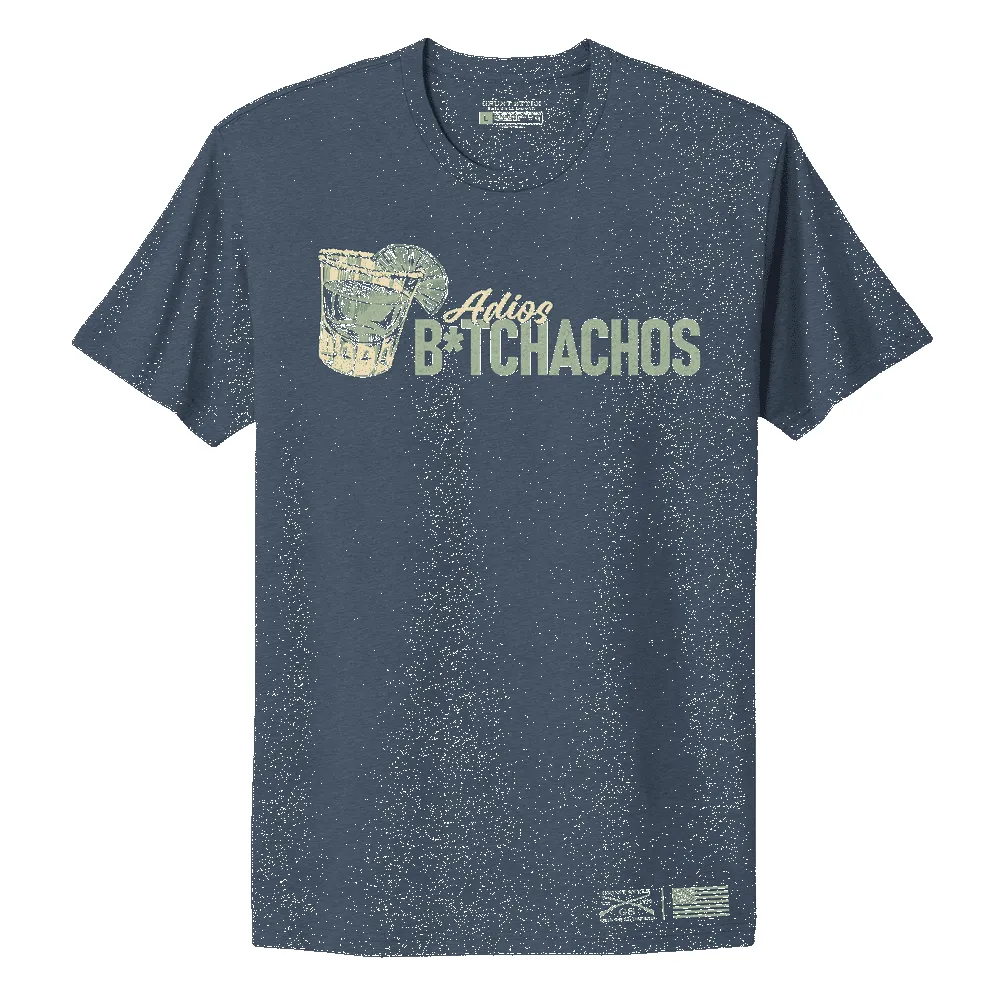 Women's Adios B*tchachos Boyfriend Fit T-Shirt - Midnight Navy sold by Grunt Style