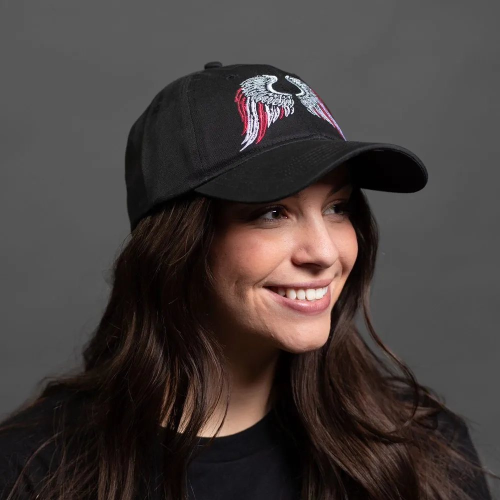 Freedom Angel Dad Hat - Black sold by Grunt Style product image thumbnail 3