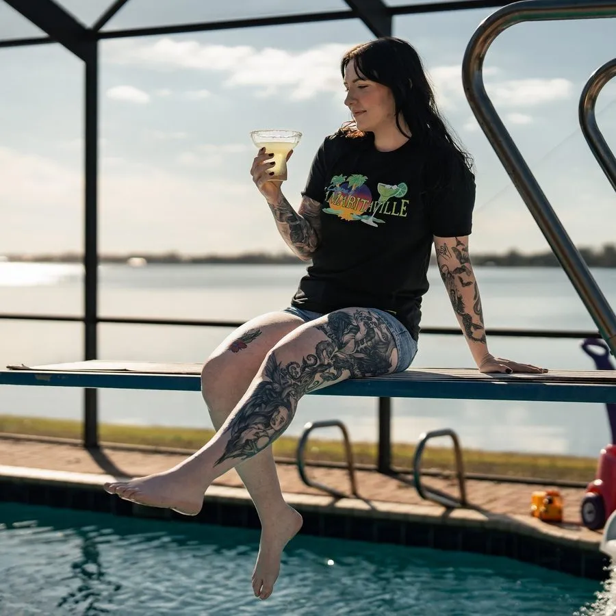 Women's Mamaritaville Boyfriend Fit T-Shirt - Black sold by Grunt Style product image thumbnail 4