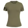 Women's Essential Patriot Slim Fit T-Shirt - Military Green sold by Grunt Style